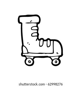 rollerskate cartoon
