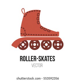 Roller-Skates Vector Illustration