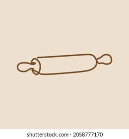 rolling bake oneline continuous line art