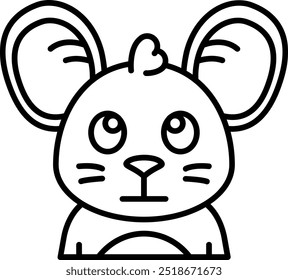 Rolling eyes Line vector Icon Design