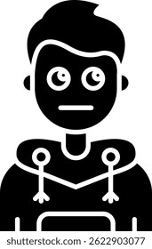 Rolling eyes Line vector Icon Design