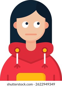 Ojos rodantes Línea Vector Icon Design