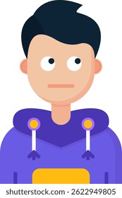 Ojos rodantes Línea Vector Icon Design