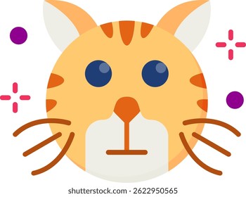 Ojos rodantes Línea Vector Icon Design
