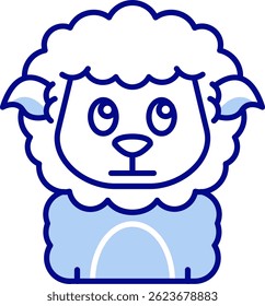 Rolling eyes Line vector Icon Design