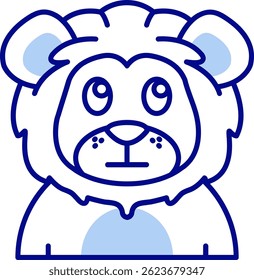 Rolling eyes Line vector Icon Design