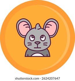 Rolling eyes Line vector Icon Design