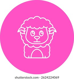 Olhos rolantes Linha vetor Ícone Design