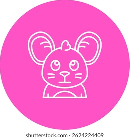 Rolling eyes Line vector Icon Design