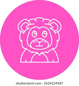 Ojos rodantes Línea Vector Icon Design