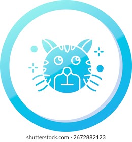 Ojos rodantes Línea Vector Icon Design