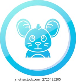 Ojos rodantes Línea Vector Icon Design