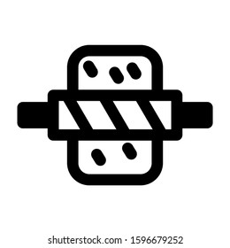 rolling icon isolated sign symbol vector illustration - high quality black style vector icons
