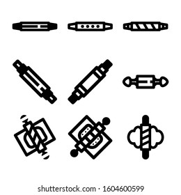 rolling icon isolated sign symbol vector illustration - Collection of high quality black style vector icons
