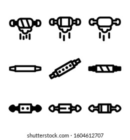 rolling icon isolated sign symbol vector illustration - Collection of high quality black style vector icons
