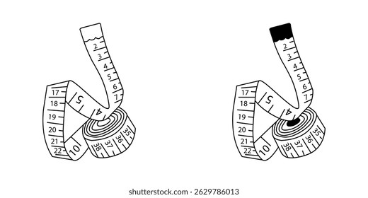 rolling meter icon white on background