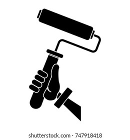 Rolling paint brush