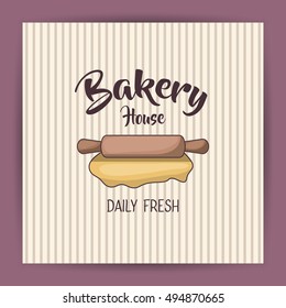 Rolling pin of bakery design