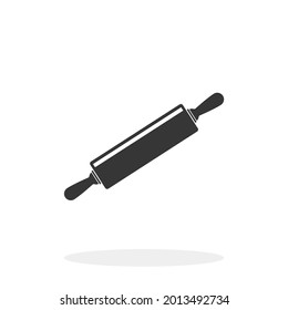 Ilustración del vector de iconos negros de pinza de rodadura