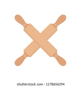 rolling pin cartoon vector. symbol. logo.
