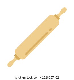 Rolling pin flat icon.You can be used rolling pin icon for several purposes like: websites, UI, UX, print templates, presentation templates, promotional materials, web and mobile phone apps