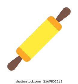 Rolling Pin food and culinary icon illustration