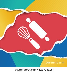 Rolling pin icon
