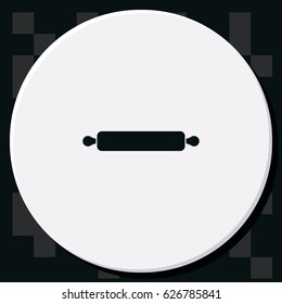 Rolling pin icon.