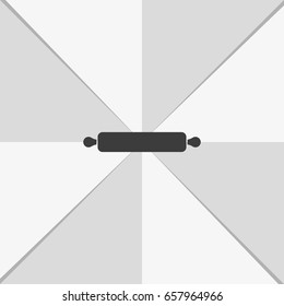 Rolling pin icon.