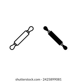 rolling pin icon color editable