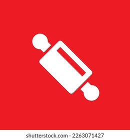 Rolling pin icon, common graphic resources, vector illustration.