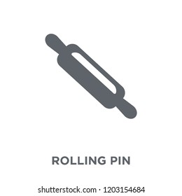 Rolling pin icon. Rolling pin design concept from  collection. Simple element vector illustration on white background.