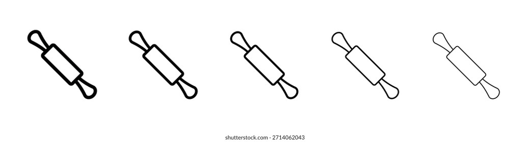 Diseño del icono del perno rodante, logotipo, App, UI. Ilustración vectorial, EPS