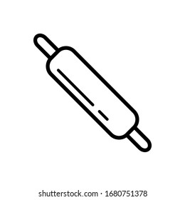 rolling pin icon design vector template