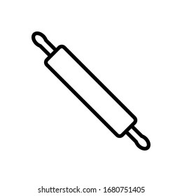 rolling pin icon design vector template