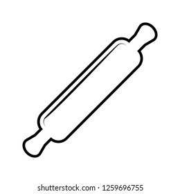 rolling pin icon. Element of kitchen tools for mobile concept and web apps icon. Thin line icon for website design and development, app development