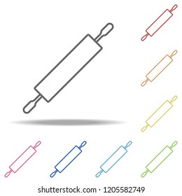 rolling pin icon. Elements of kitchen in multi color style icons. Simple icon for websites, web design, mobile app, info graphics