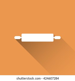 rolling pin icon. flat rolling pin icon. rolling pin vector
