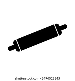 Icono de pasador de rodillo ilustrado en el fondo