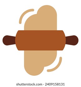 Rolling Pin icon illustration for web, app, infographic, etc