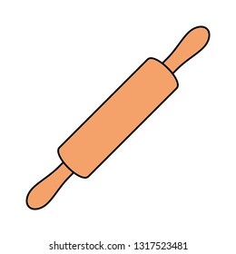 Rolling pin icon. isolated on white background