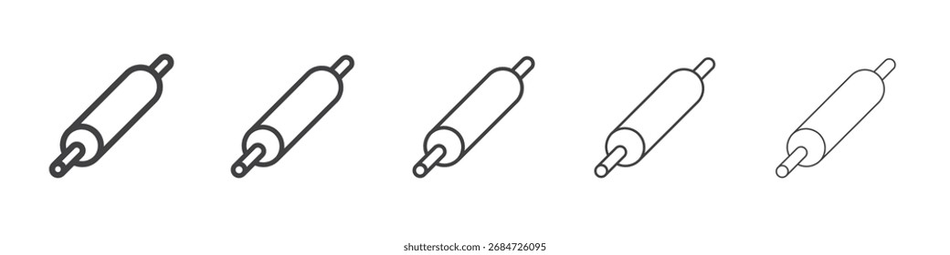 Symbol für den Rollstift Symbol für die Liniengrafik