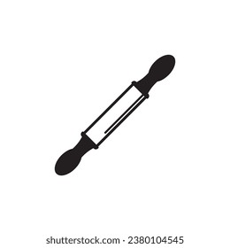 rolling pin icon logo vector design template illustration