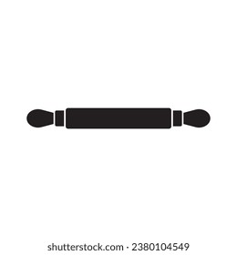 rolling pin icon logo vector design template illustration