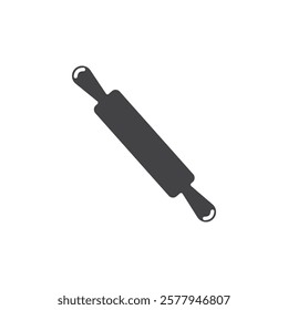 Rolling pin icon Simple thin line flat symbol