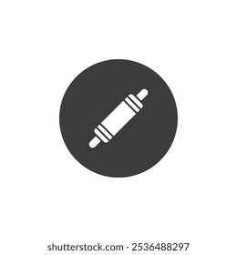 Rolling pin icon simple vector symbol