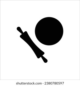 Rolling pin icon stock vector illustration