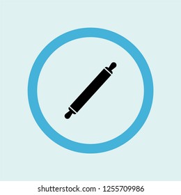 rolling pin icon symbol. Premium quality isolated rolling pin vector icon in trendy style. rolling pin element.