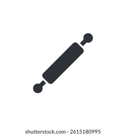 Rolling Pin icon. Rolling Pin Symbol sign for mobile concept and web design. Vector icon, Logo illustration, Vector graphics