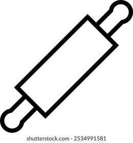 rolling pin icon. Thin linear style design isolated on white background